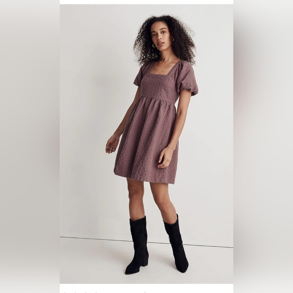 Madewell Mauve Mini Dress